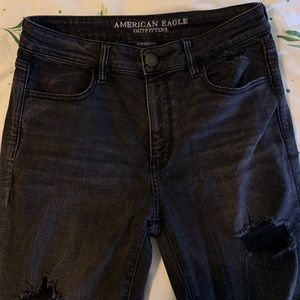 American Eagle Ripped Jegging: Size 10 XLong
